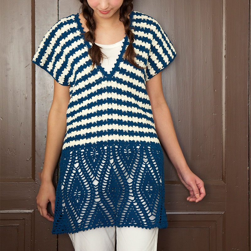 〈レシピ〉マリンテイストのチュニック