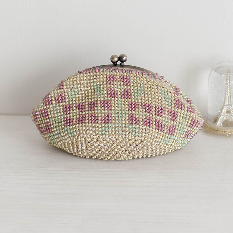 〈レシピ〉がま口ポーチ