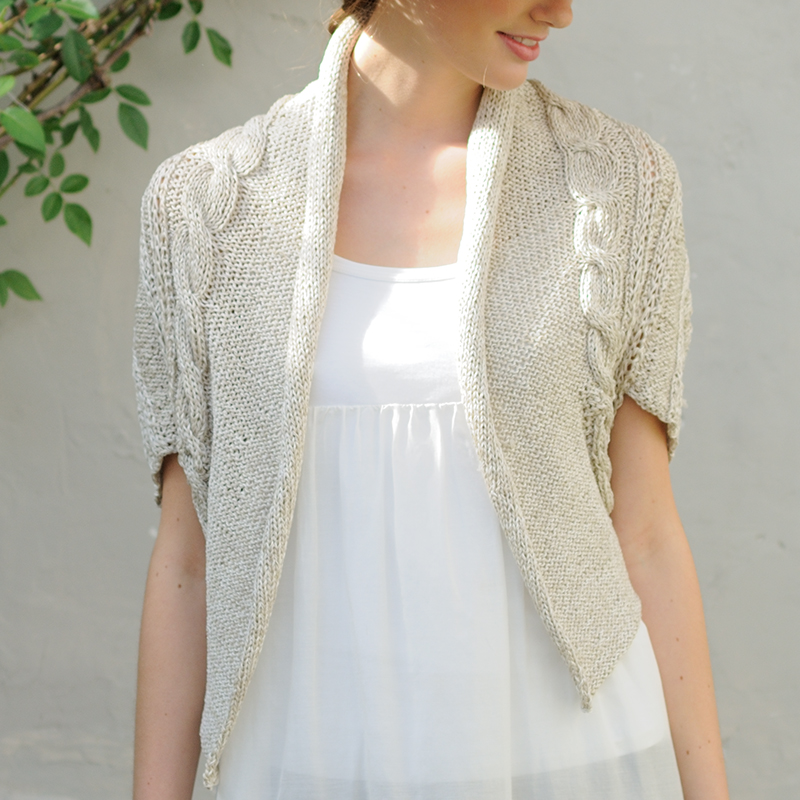 〈レシピ〉まっすぐ編みのカーディガン