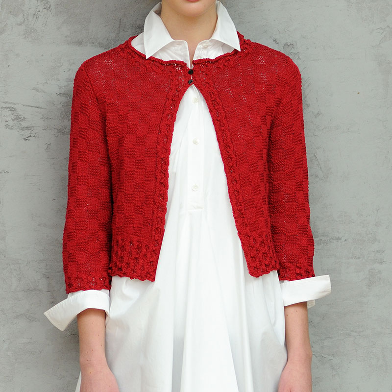 〈レシピ〉真っ赤なカーディガン