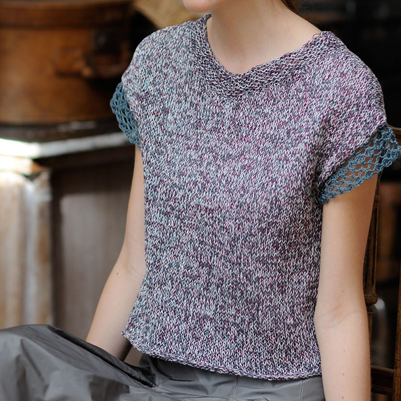 〈レシピ〉Vネックのプルオーバー