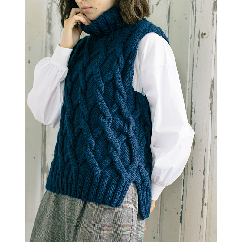 〈レシピ〉タートルネックのベスト