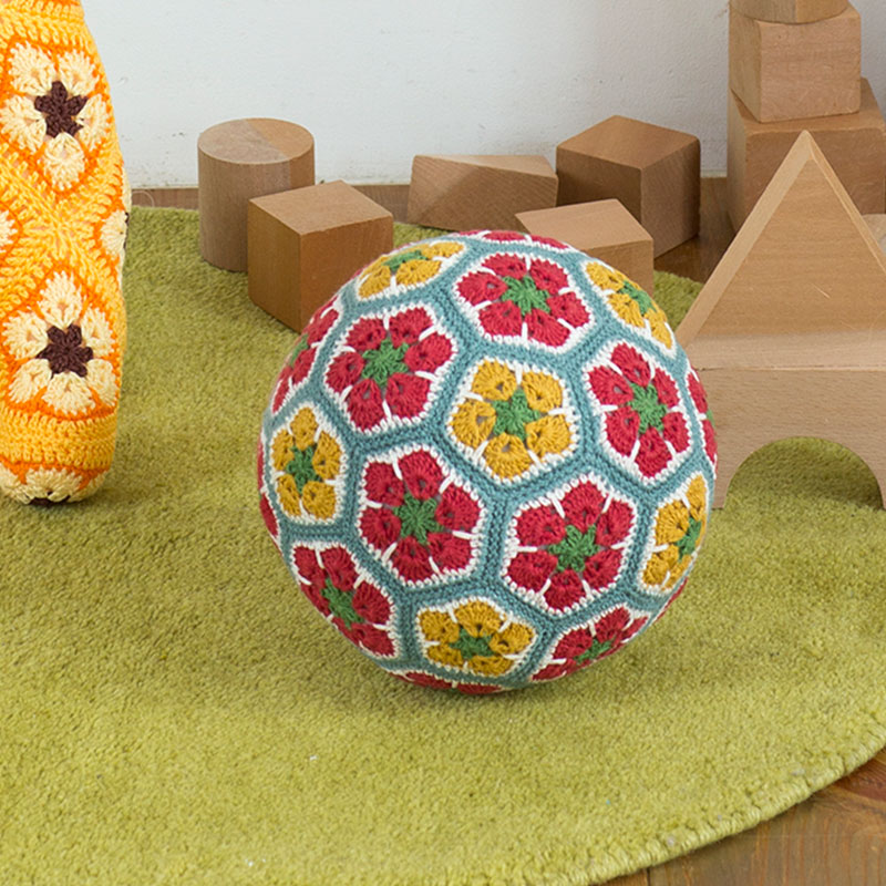 〈レシピ〉アフリカンフラワーモチーフのボール