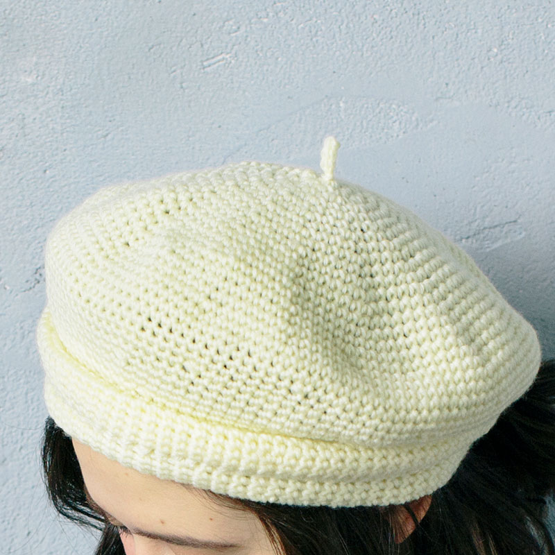 〈レシピ〉ふんわりベレー帽（大人用）