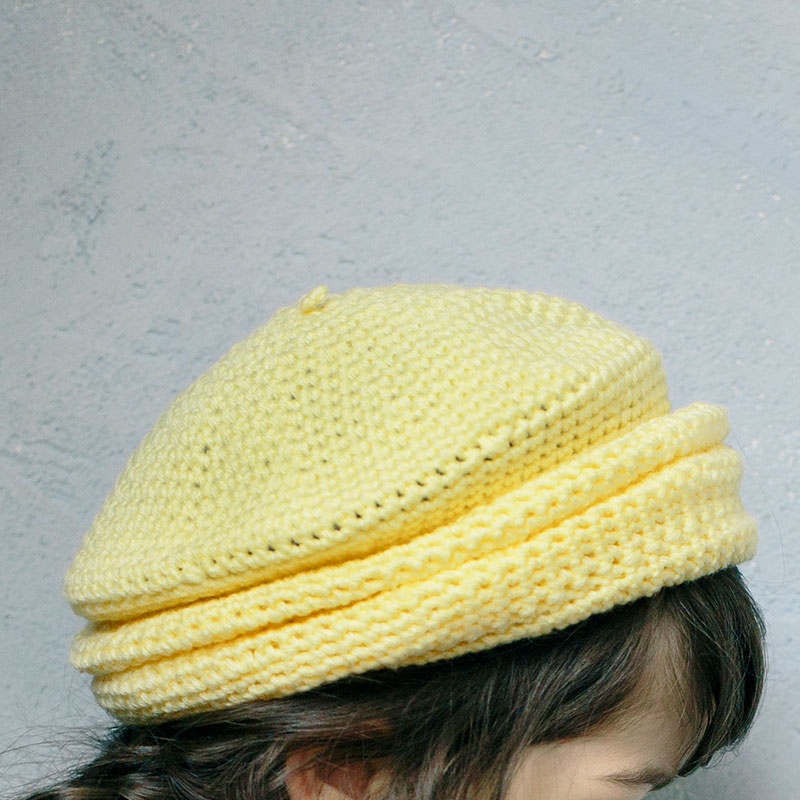 〈レシピ〉ふんわりベレー帽（子供用）