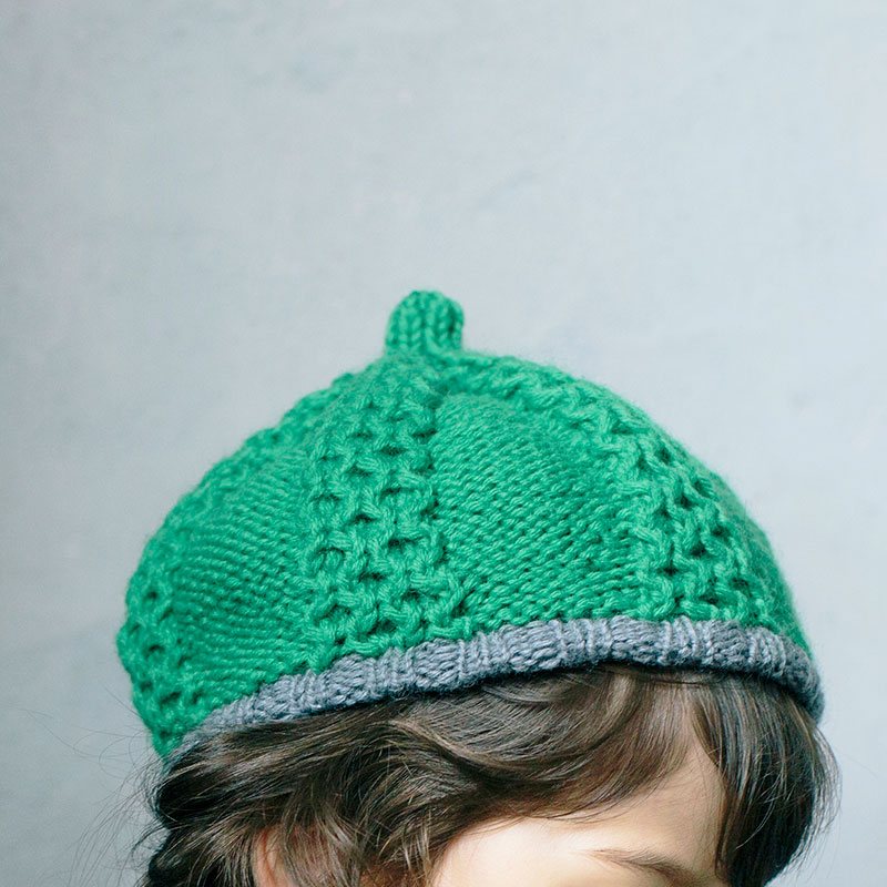 〈レシピ〉ハニカム模様のどんぐり帽子（子供用）