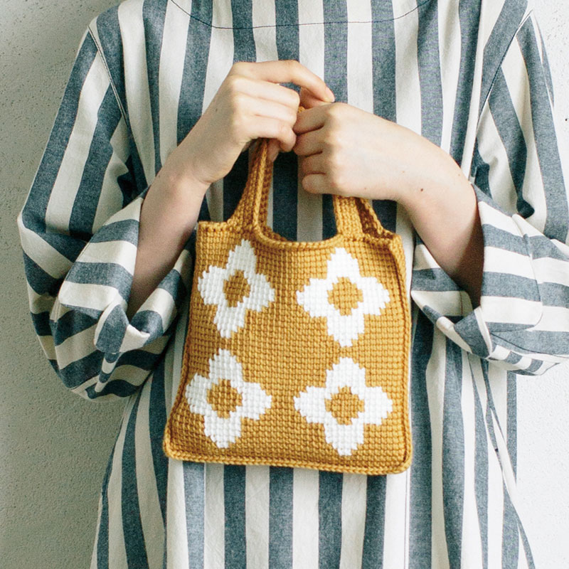 〈レシピ〉お花のミニトート