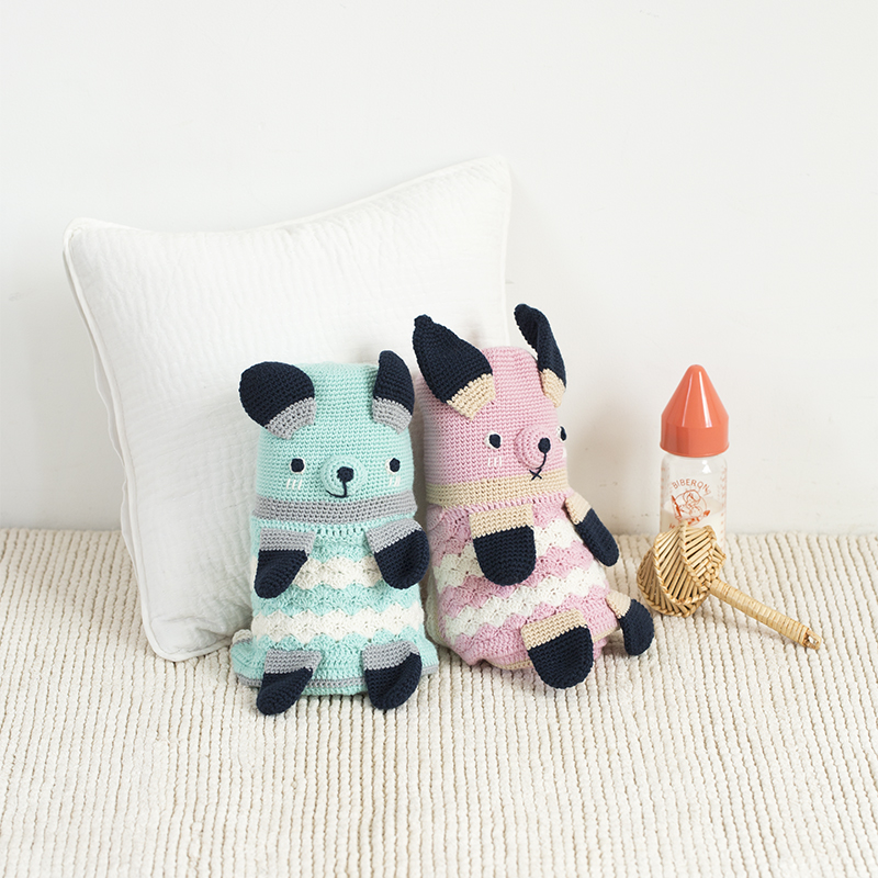 〈レシピ〉うさちゃん＆くまちゃんブランケット