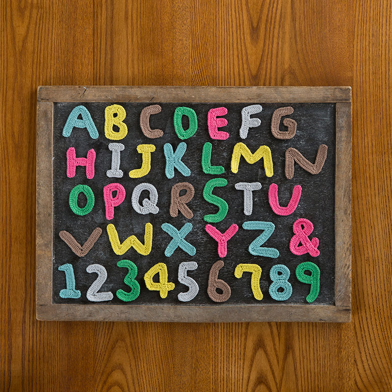 〈レシピ〉かぎ針で編むローマ字セット