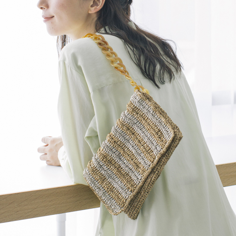 〈レシピ〉しましまフラップバッグ