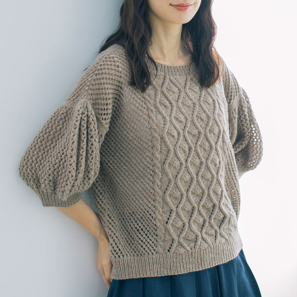 〈レシピ〉ふんわり袖のプルオーバー