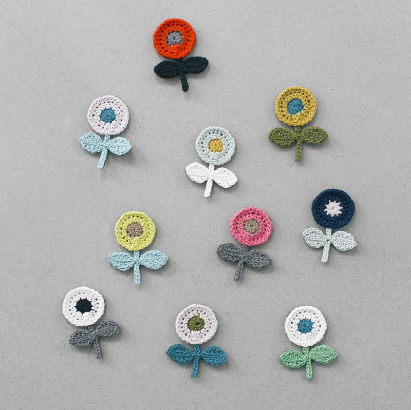 〈レシピ〉まんまる花のブローチ