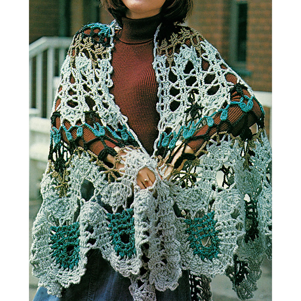 〈レシピ〉大きなブリューゲルレースのストール