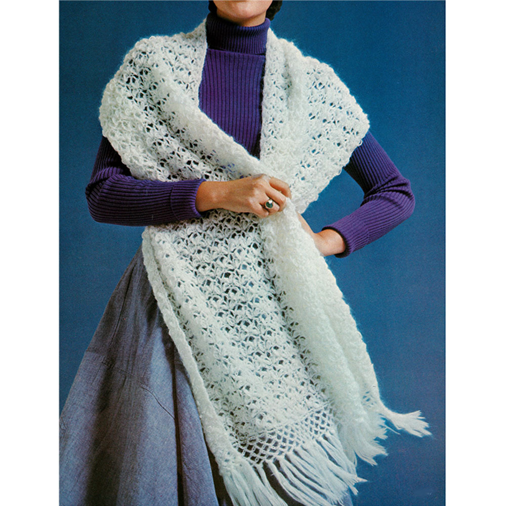 〈レシピ〉モヘヤのロングストール