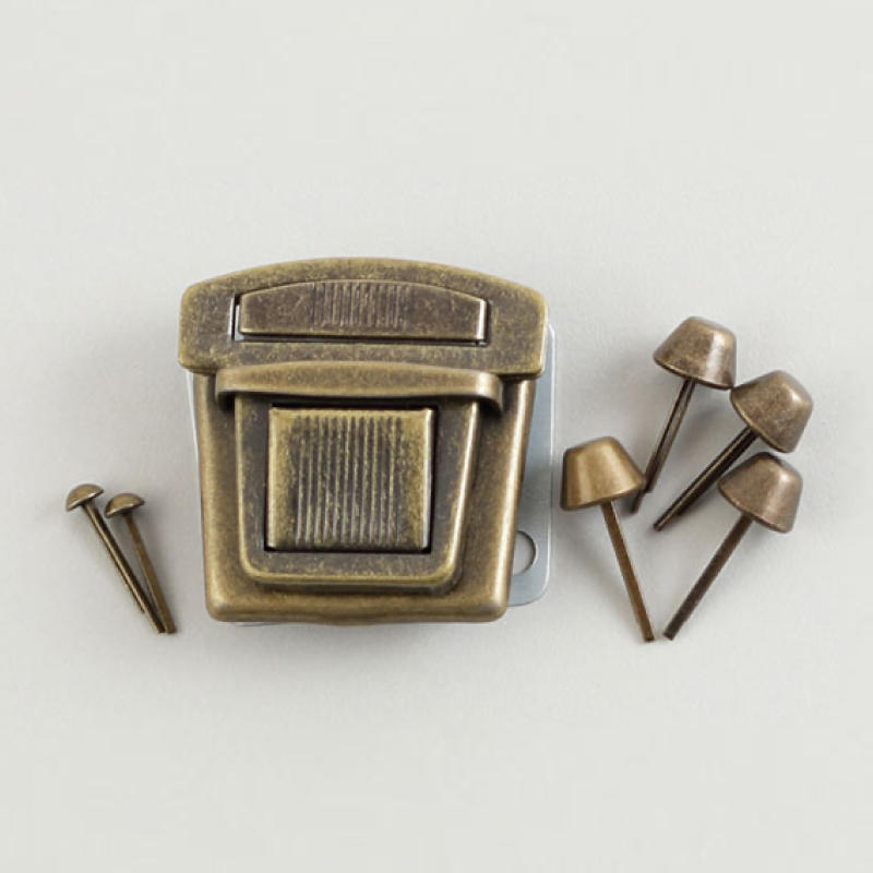 マガジンラック金具セット　アンティークゴールド