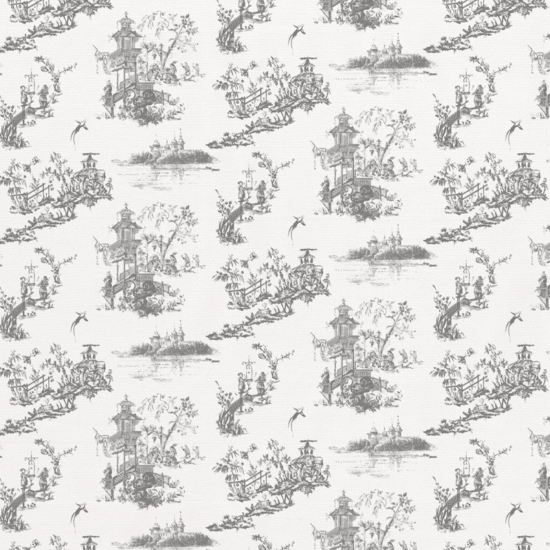 シノワズリー　グレー（1ｍ単位）