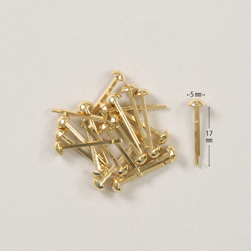 丸割ピン5mm（ゴールド）20個セット