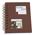 フレームノートＭＳ２　ブラウン