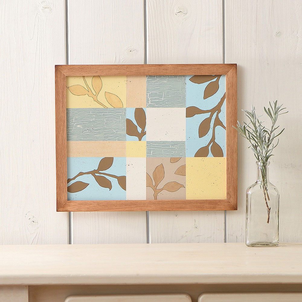 〈動画レッスン〉深山喜代美の「北欧風リーフフレーム」を描く 