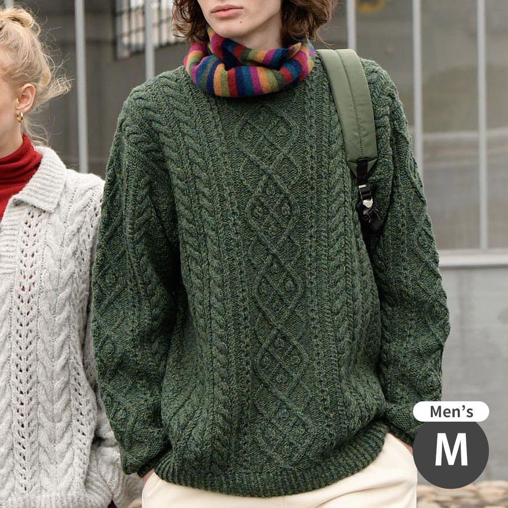 〈糸セット〉緑のプルオーバー M