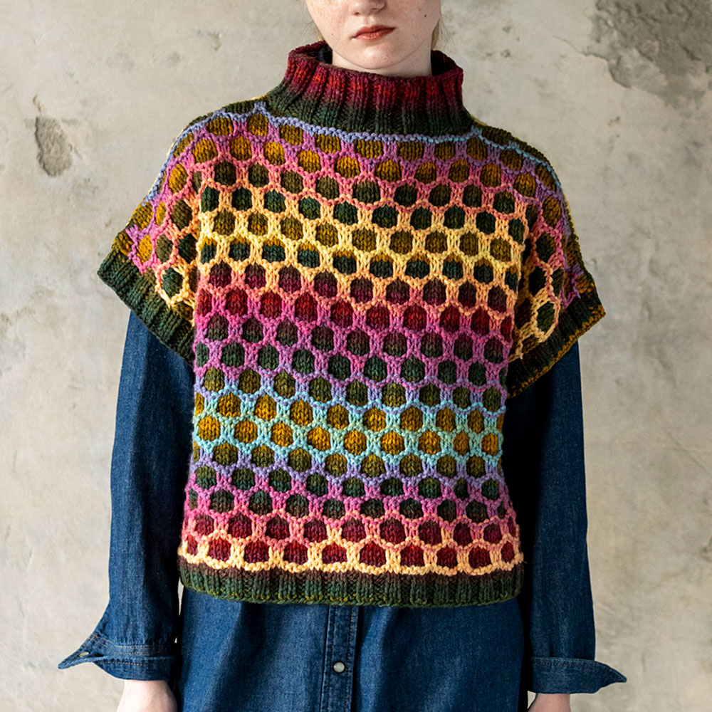 〈糸セット〉フレンチスリーブのベスト