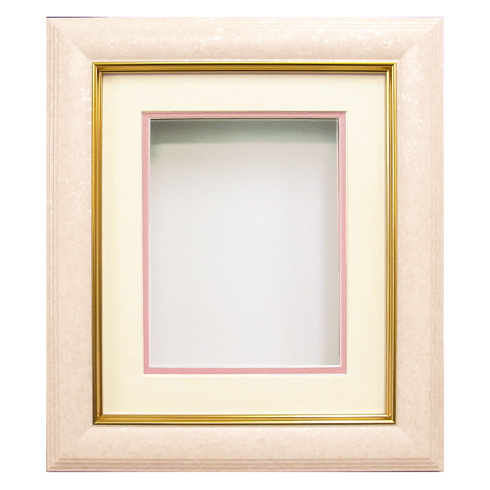 フラワーフェアリーズ　シャドーボックス額　ピンク