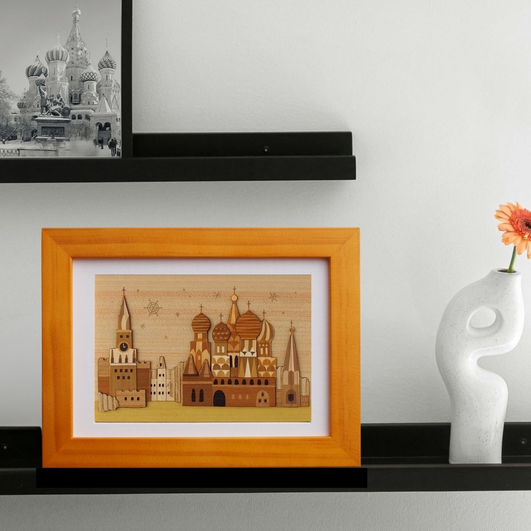 木はり絵キット　モスクワ