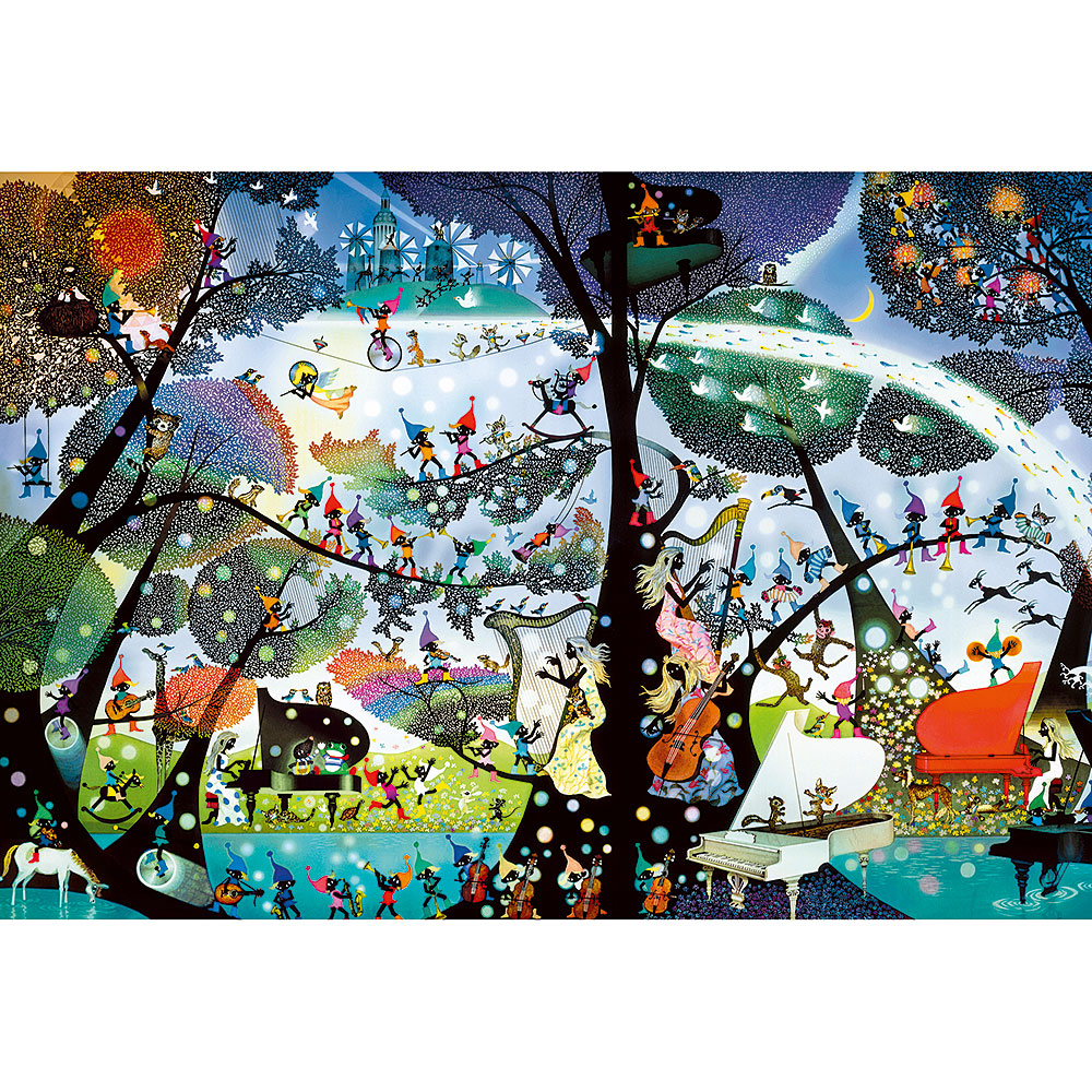 ジグソーパズル　「こびとの楽園」