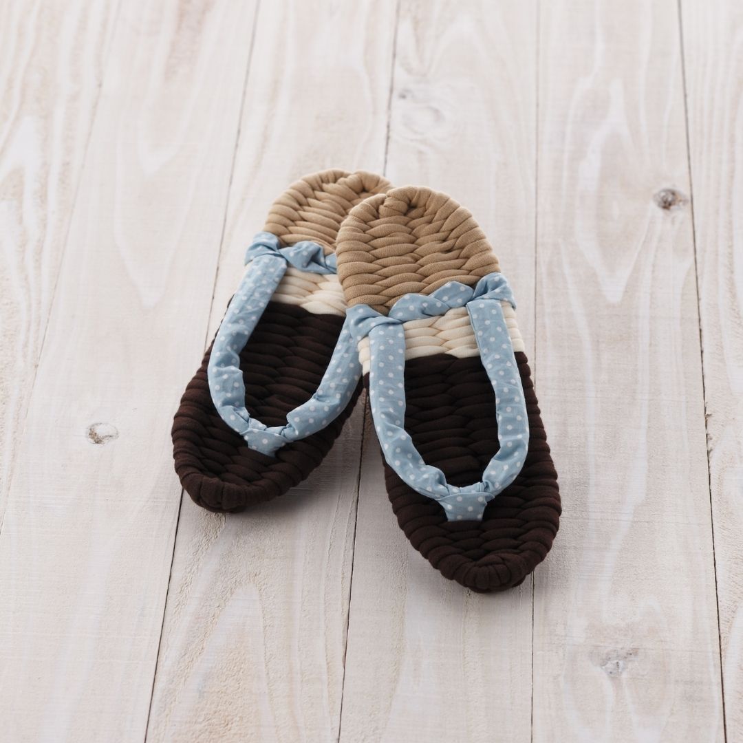 布ぞうりキット　ブラウン