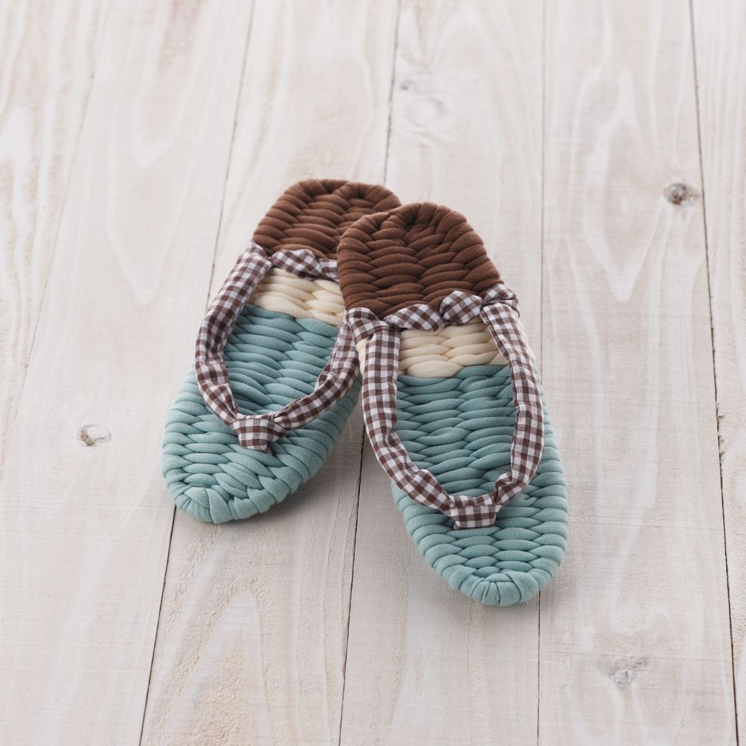 布ぞうりキット　水色