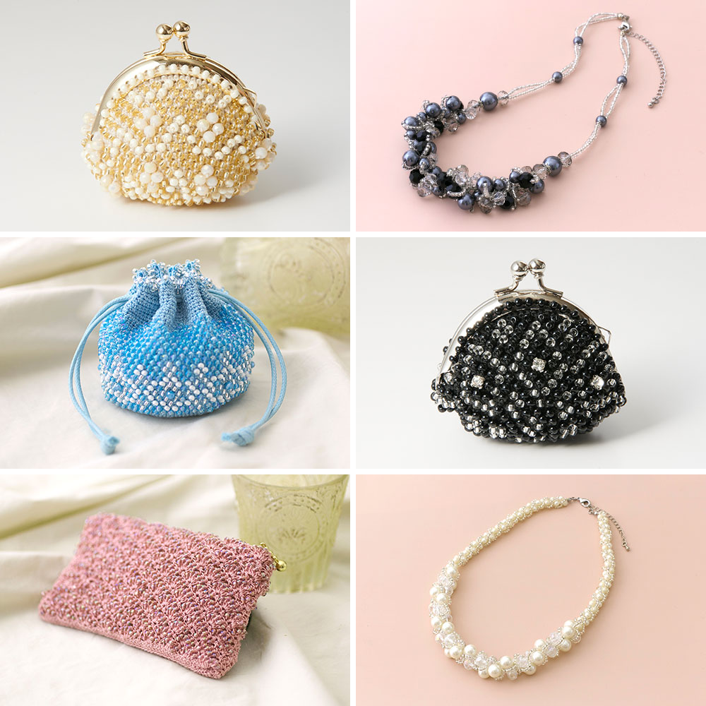 【毎月お届け】ビーズクロッシェの小物＆アクセサリー 手づくりキット