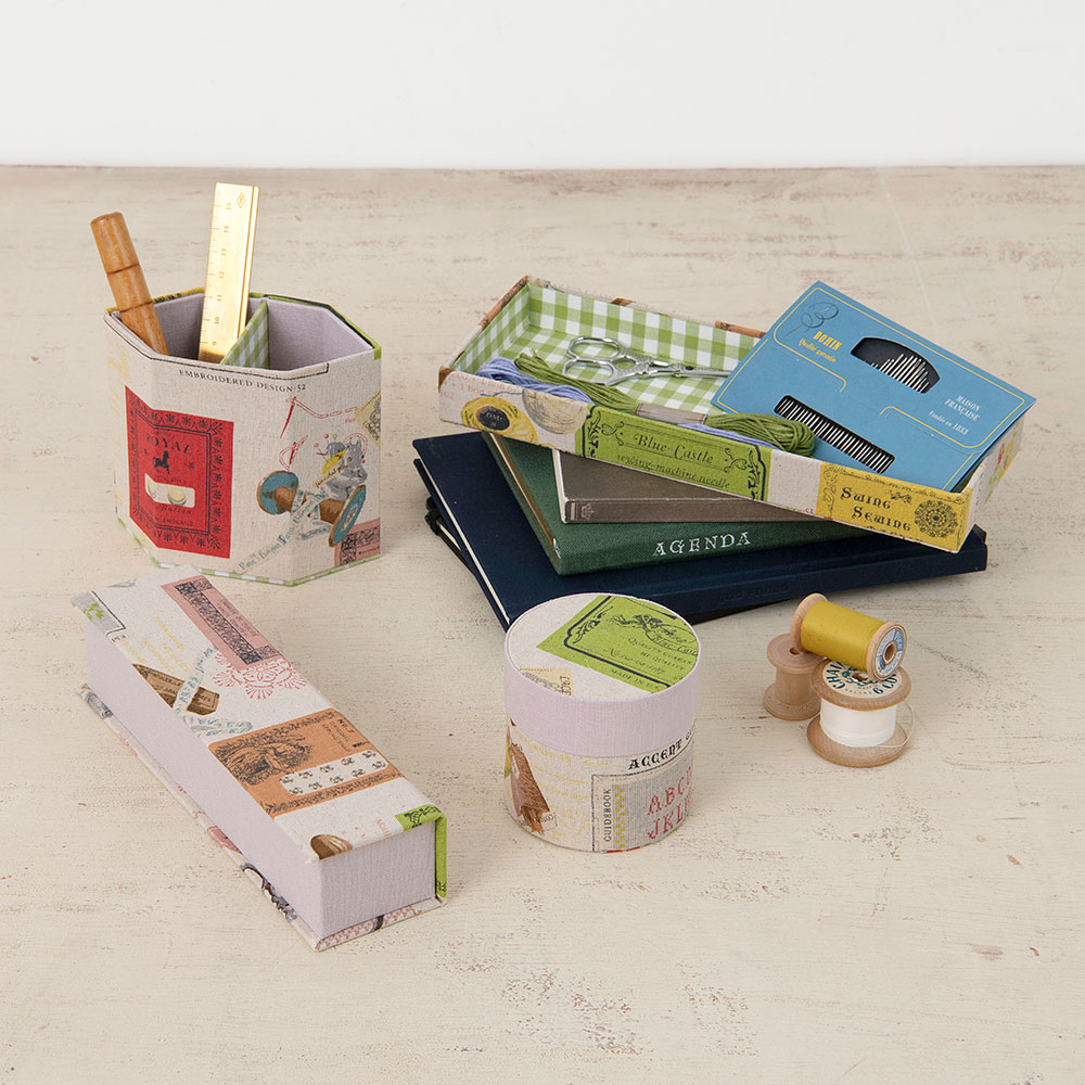 【毎月お届け】手軽にはじめられる布はりこものキット 手づくりキット（メルスリー）